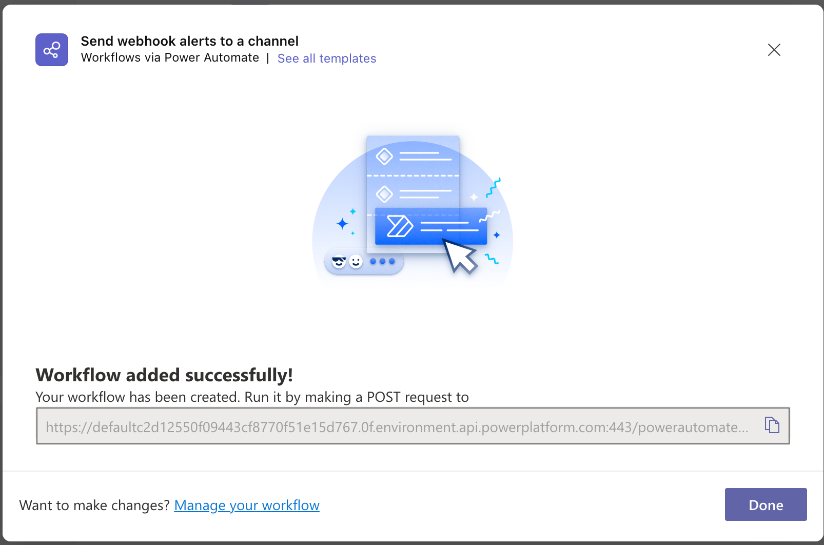 webhook Microsoft teams